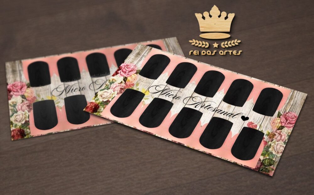 ARTE EM PDF - 5 PARES 9X5CM - AZ141 Modelo 11