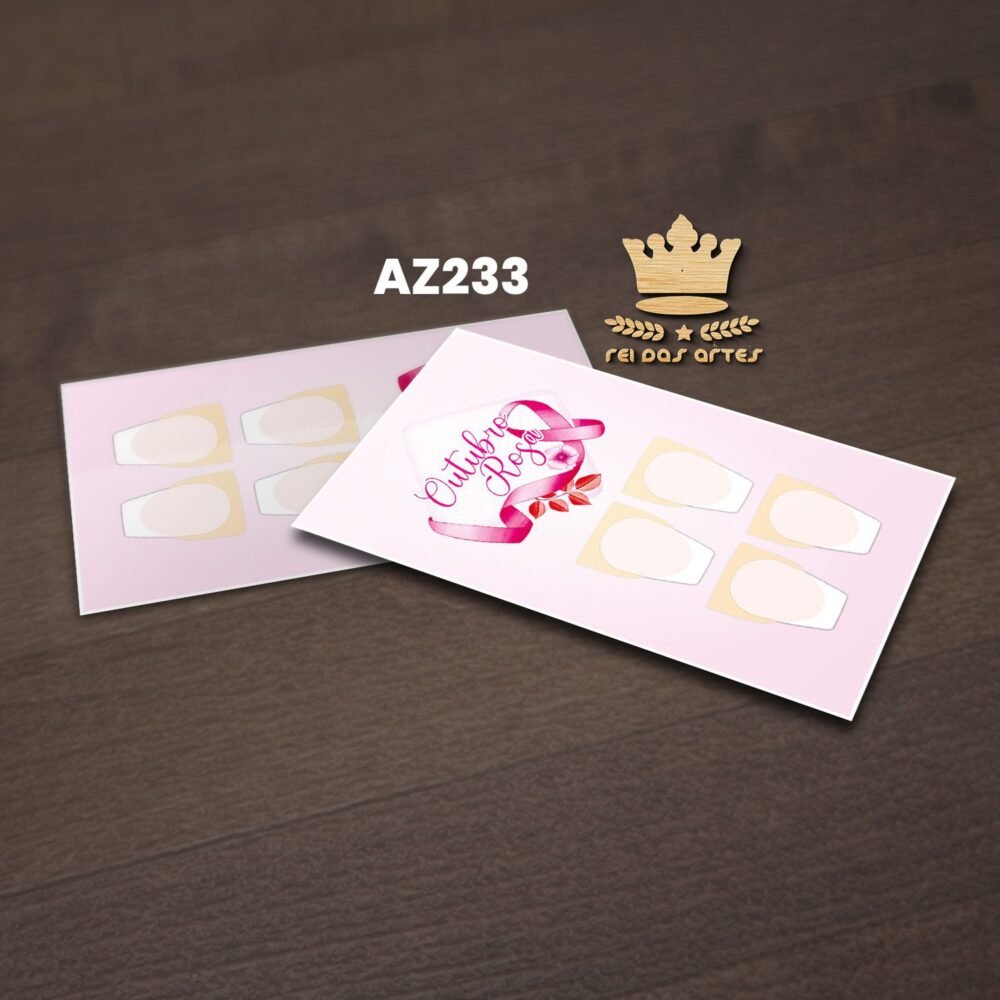 ARTE EM PDF - CASADINHA 9X5CM - AZ233 1 - PREVENÇÃO DO CANCER DE MAMA