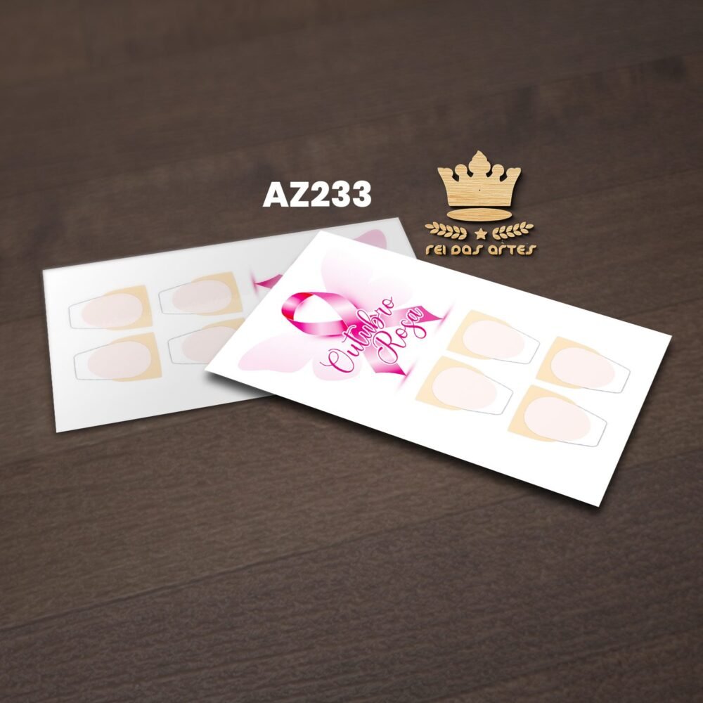 ARTE EM PDF - CASADINHA 9X5CM - AZ233 8 - PREVENÇÃO DO CANCER DE MAMA