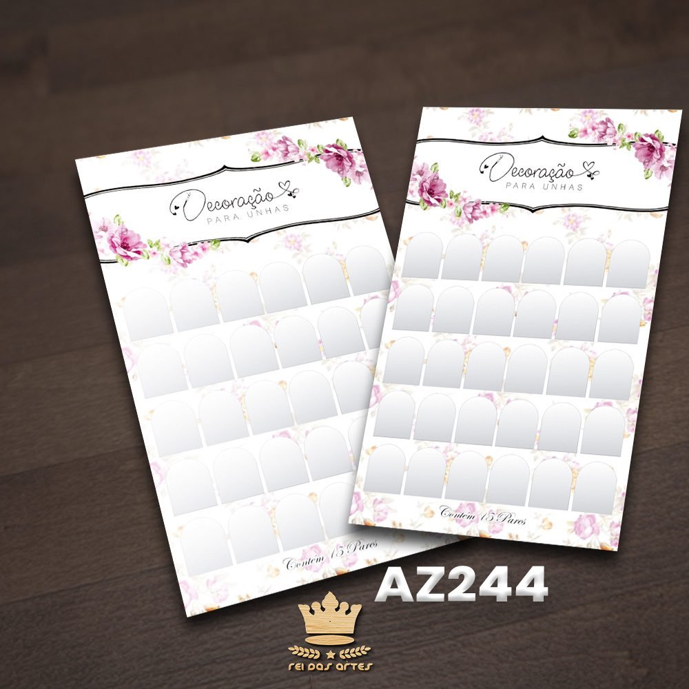 ARTE EM PDF - CARTELÃO 15 PARES 9X15CM - AZ244 6
