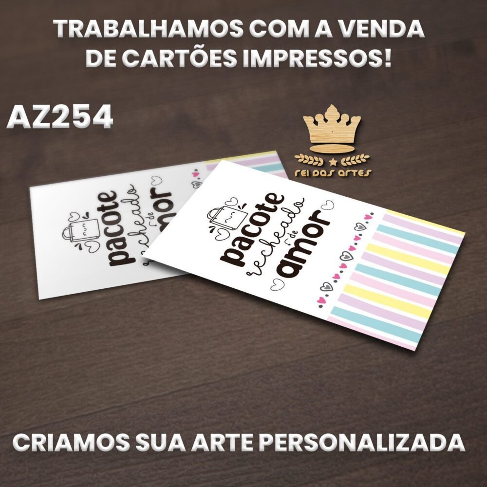 ARTE EM PDF CARTÃO AGRADECIMENTO 9X5CM - AZ254 4