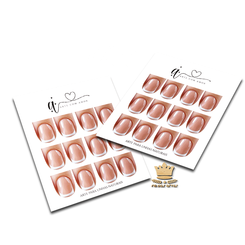 Arte em PDF - MINI_6_PARES_7,5X9CM - AZ265 11 - Unhas Naturais