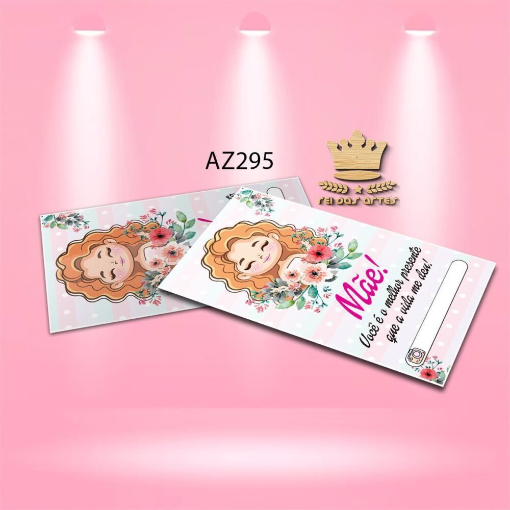 Tag 9X5CM Dia das Mães 12 de maio AZ295 9