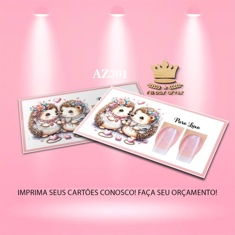 Arte Exclusiva Filha Única 9x5cm: Imprima em Casa ou na Gráfica! AZ301 1 - 1,1x2,3cm as unhas 3