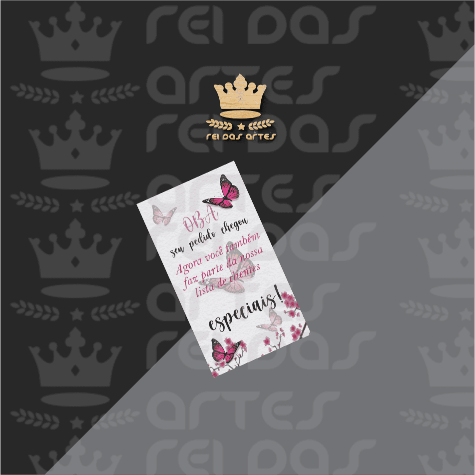 Arte em PDF Cartão Agradecimento 9x5cm - 1 ARTE - PDF COD:AZ21