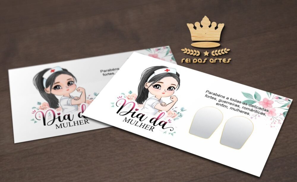 Arte em PDF - Filha Unica 9x5cm - 1 Arte - COD:AZ143 MOD:01 (Dia da Mulher)