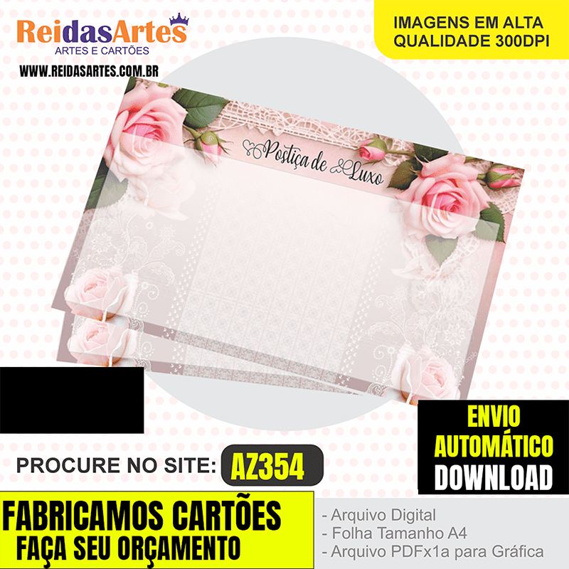 1 Arte - POSTIÇA REALISTA 12X6.8CM AZ354 1