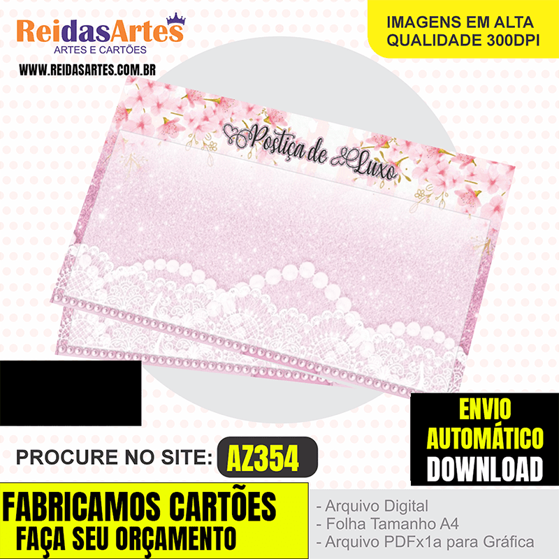 1 Arte - POSTIÇA REALISTA 12X6.8CM AZ354 3