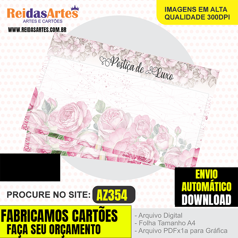 1 Arte - POSTIÇA REALISTA 12X6.8CM AZ354 4
