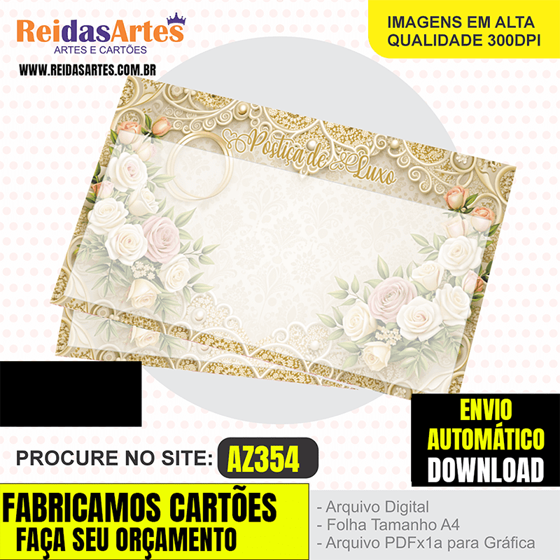 1 Arte - POSTIÇA REALISTA 12X6.8CM AZ354 6