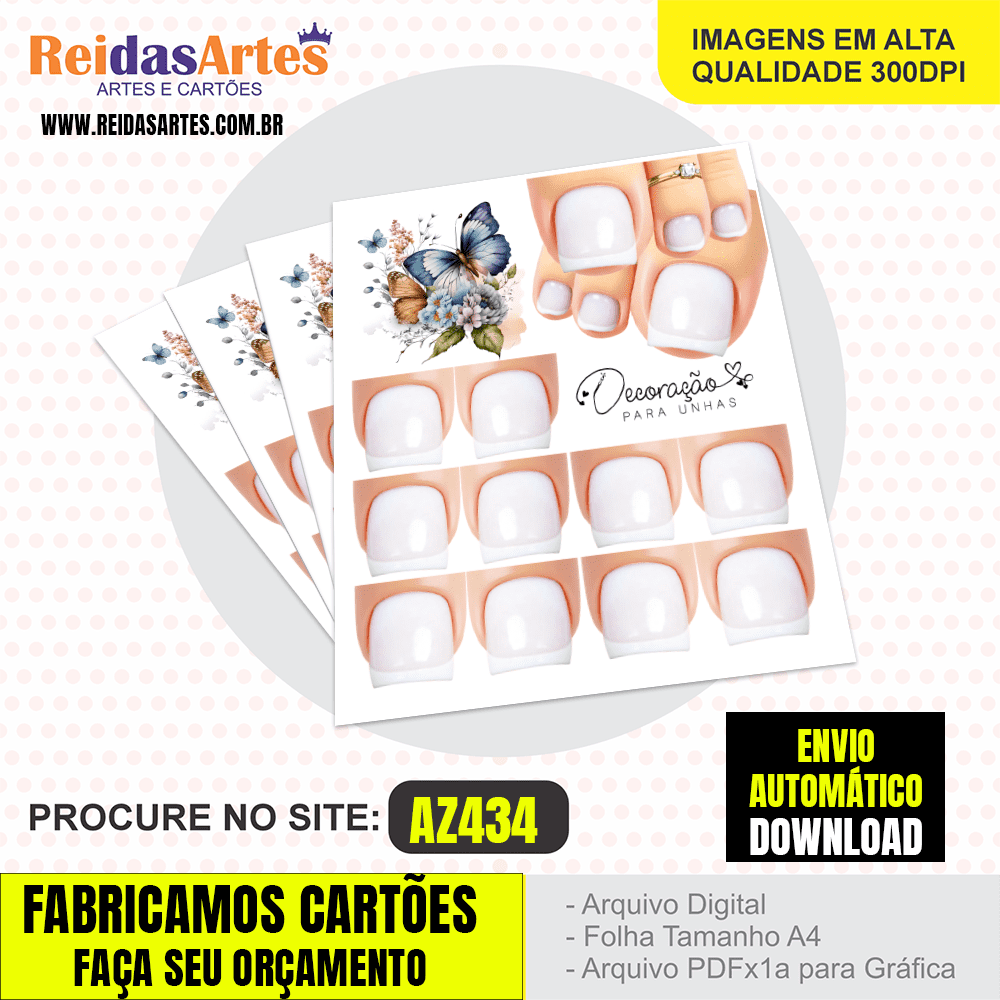 1 Arte Mini 6 Pares 9x10cm - AZ434 1