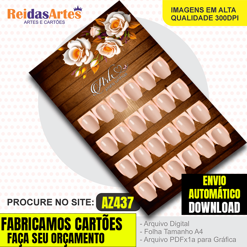 1 Arte Cartelao 12 Pares 9x15cm - AZ437 17