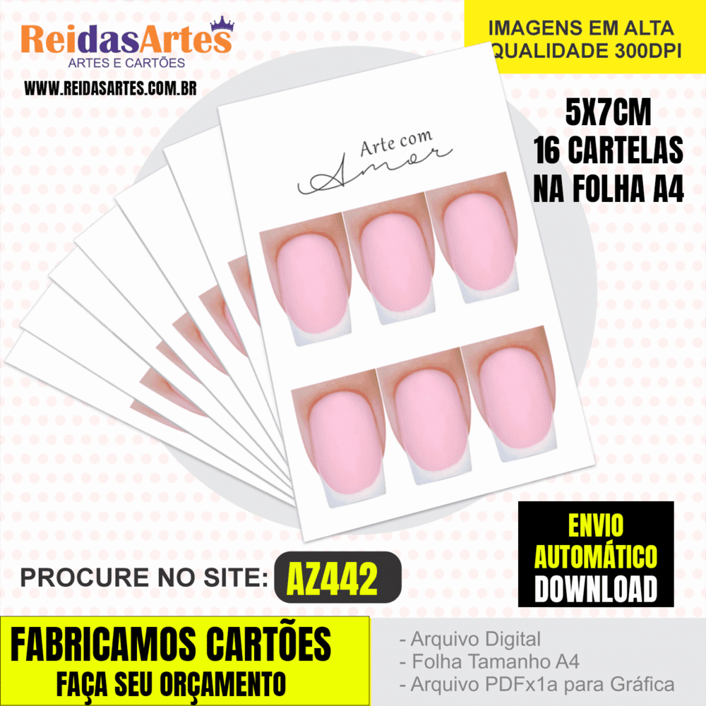 1 Arte 3 Pares 5x7cm - AZ440 5