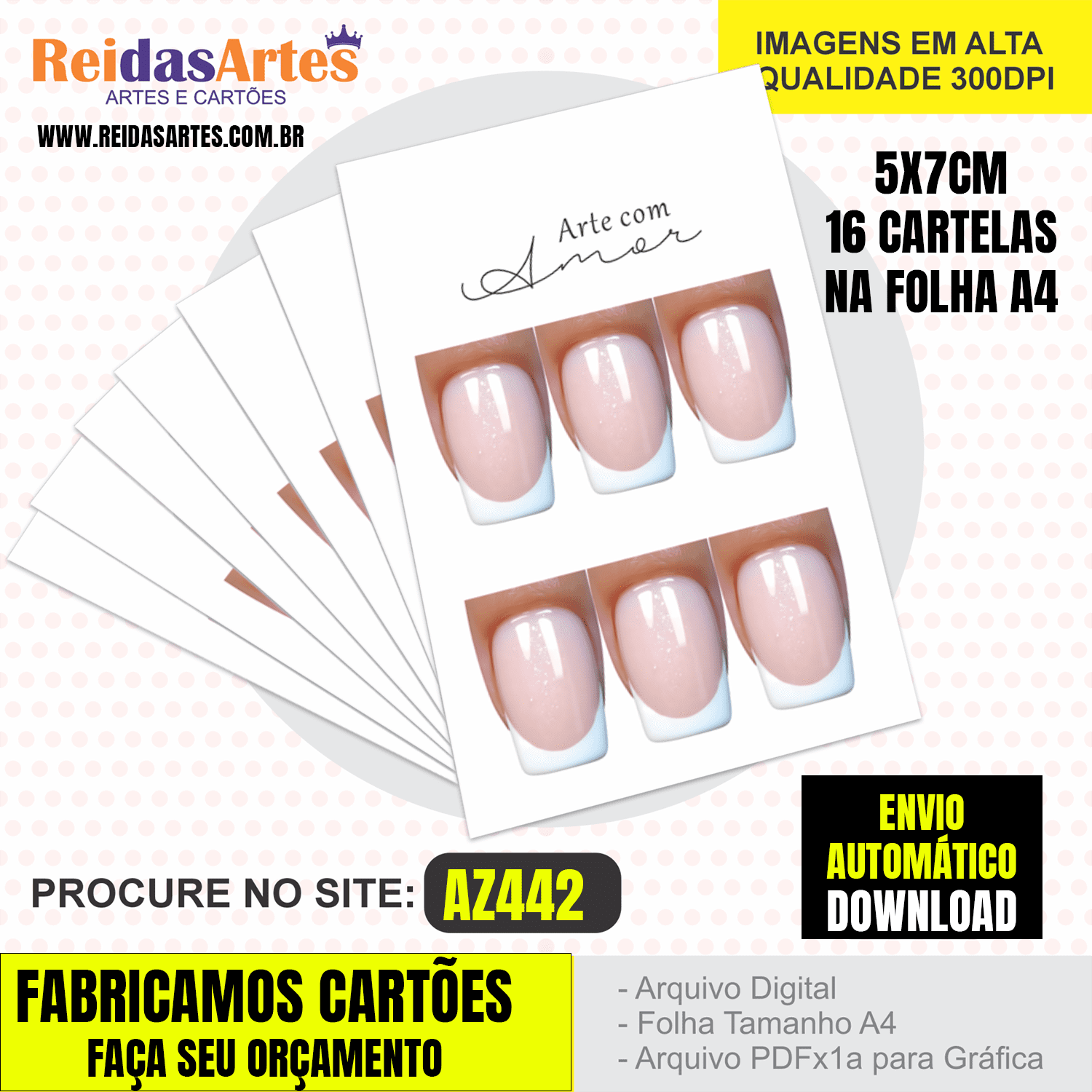 1 Arte 3 Pares 5x7cm - AZ440 9
