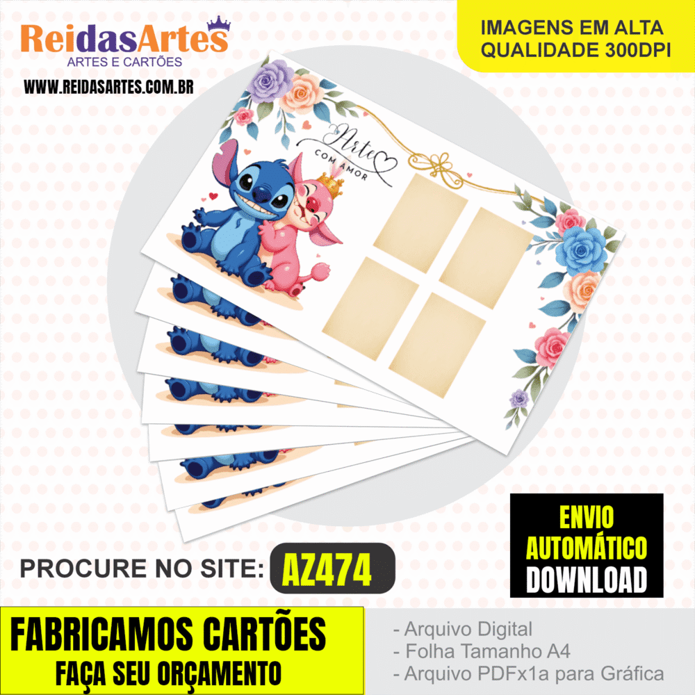 1 Arte Casadinha Mão 9x5cm - AZ474 4