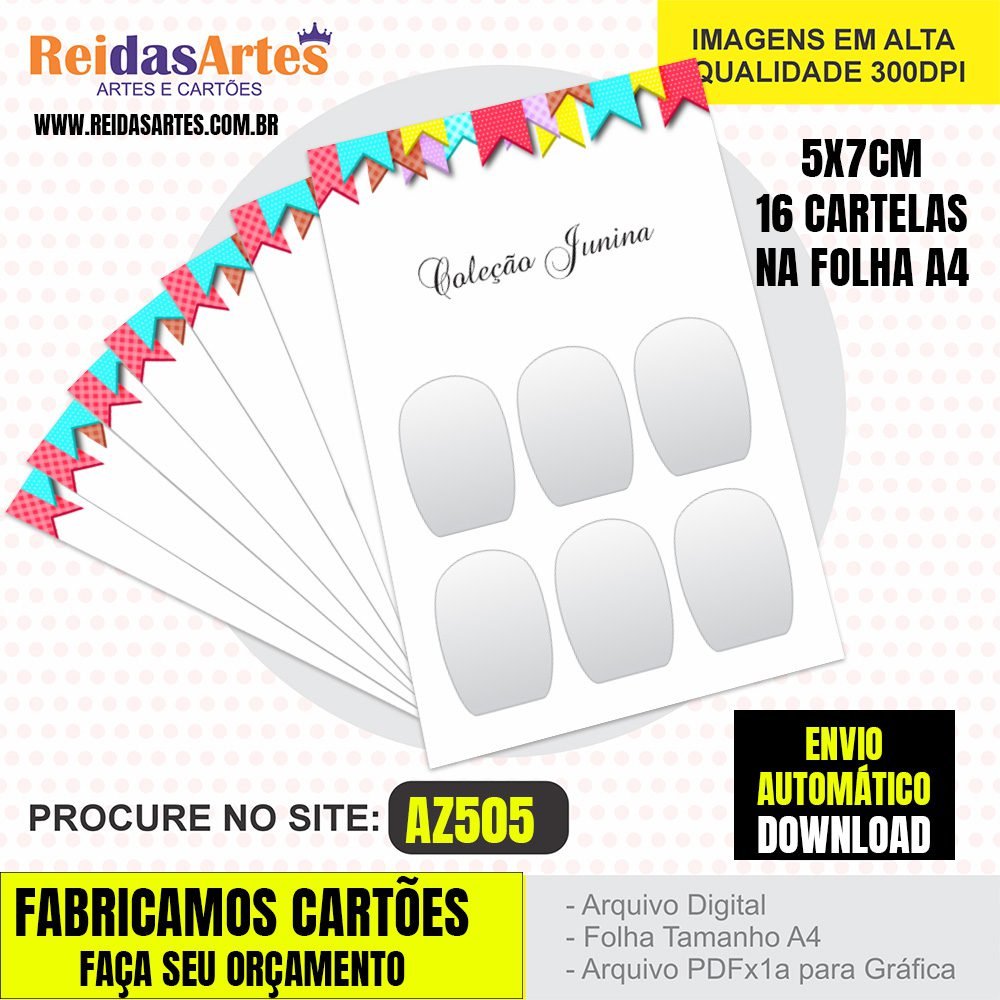 1 Arte 3 Pares 5x7cm - AZ505 12