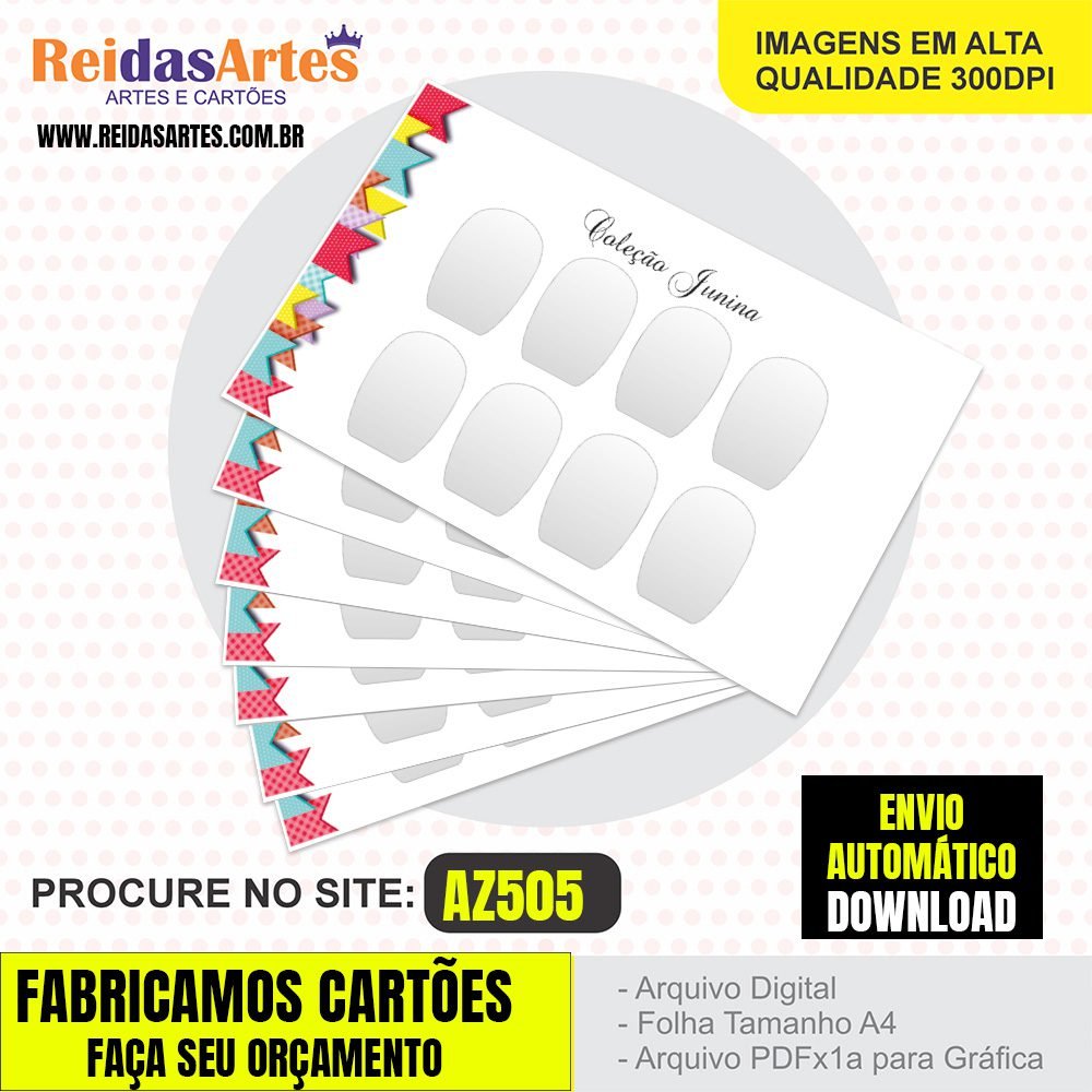 1 Arte 4 Pares 9x5cm -  AZ505 4
