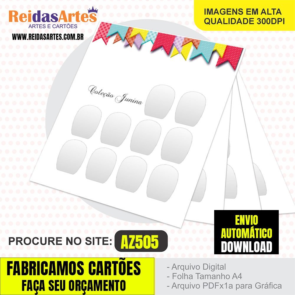 1 Arte Mini 5 Pares 7,5x9cm –  AZ505 7
