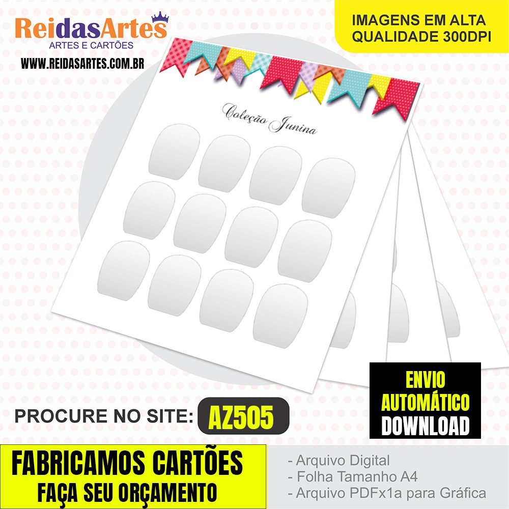 1 Arte Mini 6 Pares 7,5x9cm -  AZ505 8