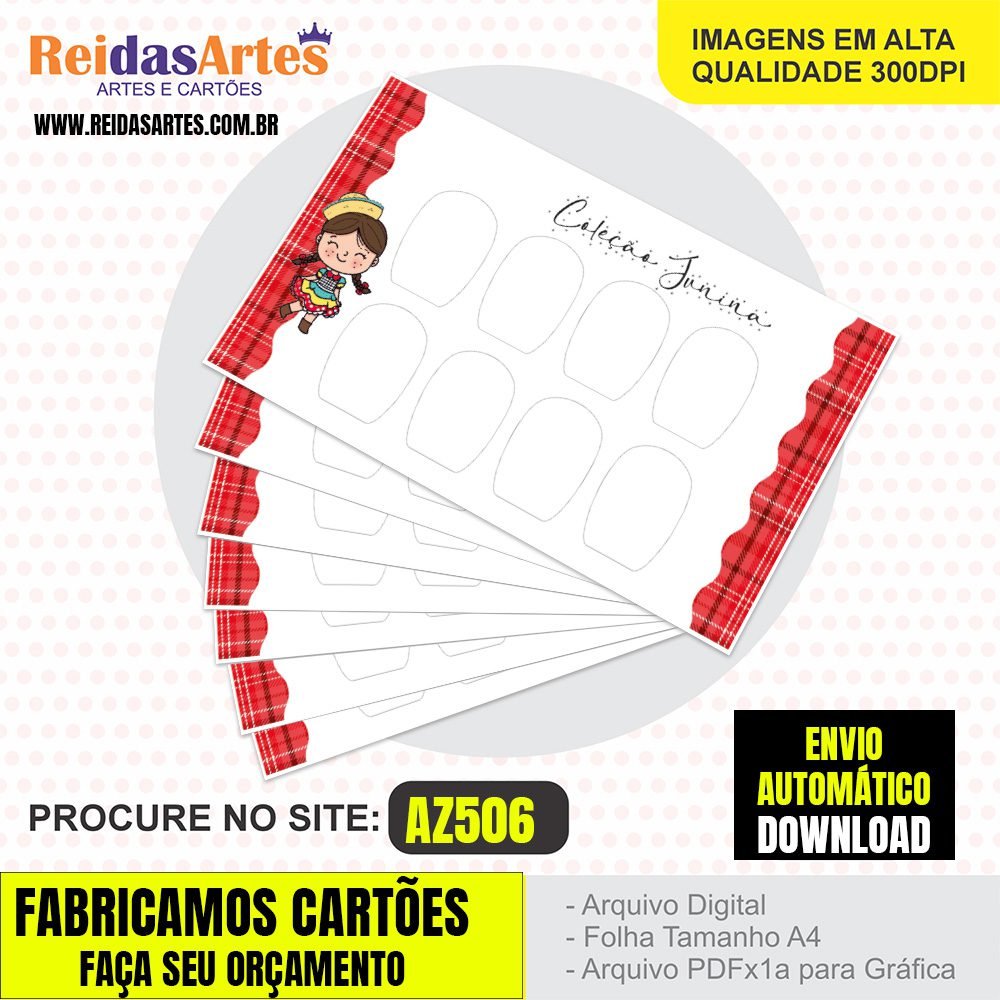 1 Arte 4 Pares 9x5cm -  AZ506 4