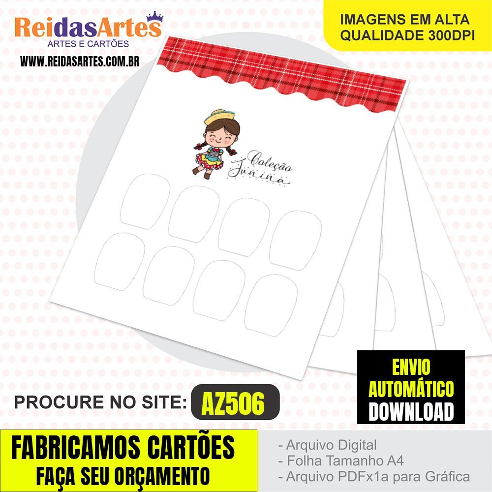 1 Arte Mini 4 Pares 7,5x9cm –  AZ506 6