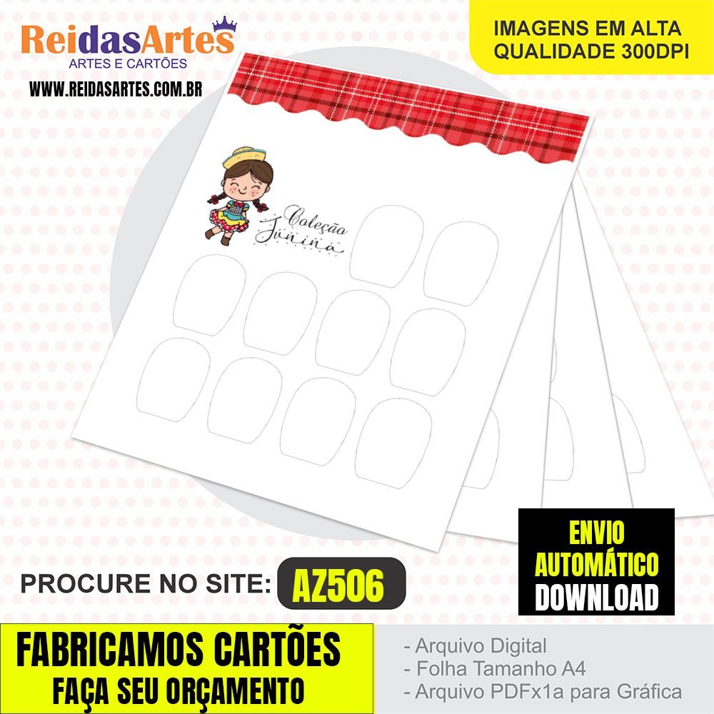1 Arte Mini 5 Pares 7,5x9cm –  AZ506 7