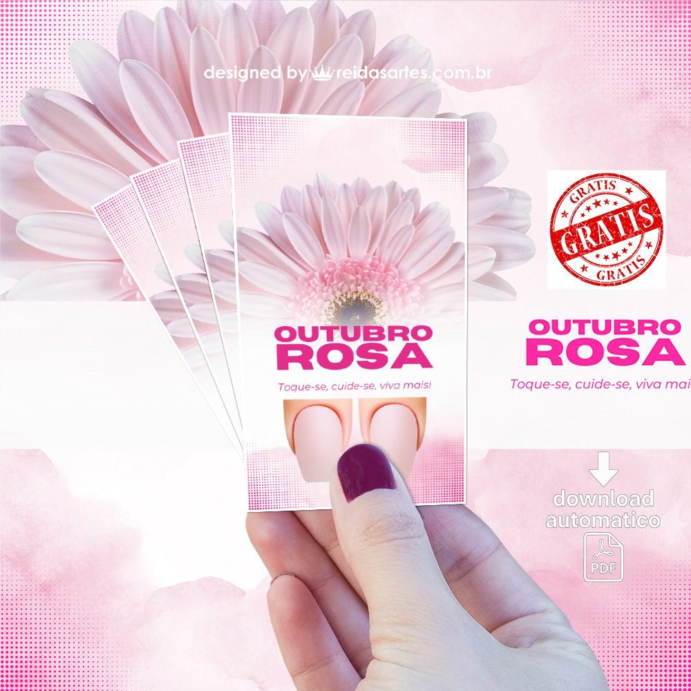 ARTE EM PDF - FILHA UNICA 9X5CM - AZ540 - PREVENÇÃO DO CANCER DE MAMA 1
