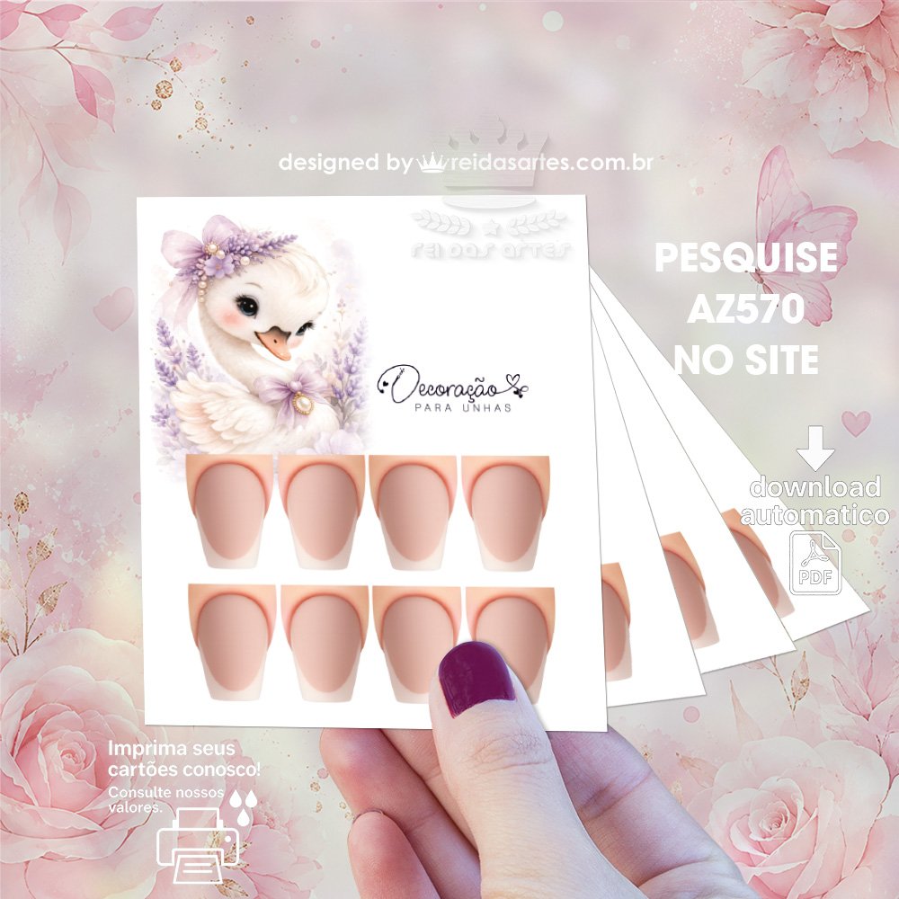 Arte em PDF Mini 4 Pares 7,5x9cm - AZ570 5