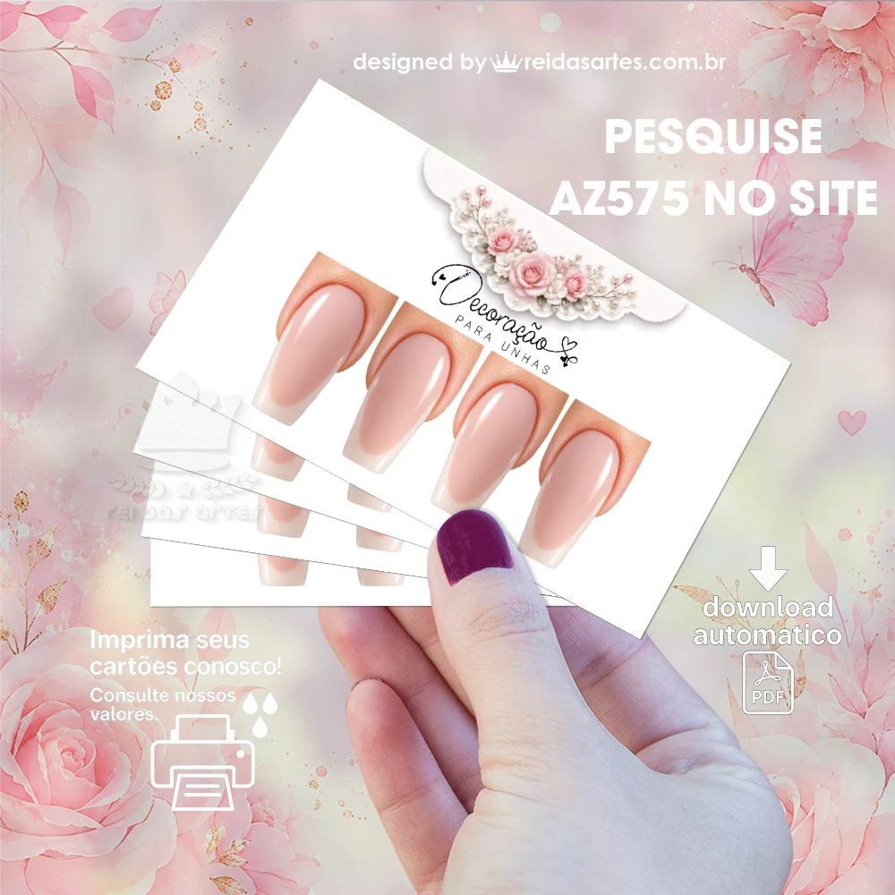 Arte em PDF Casadinha 9x5cm - AZ575 2