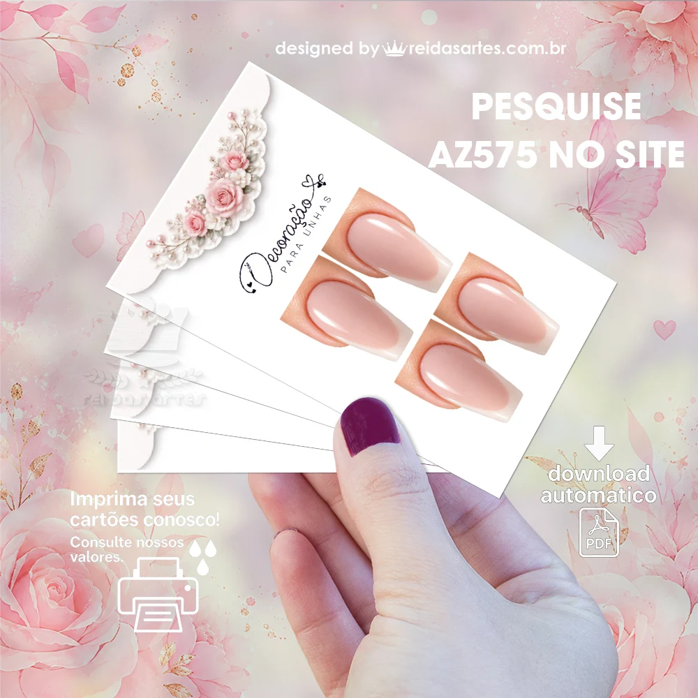 Arte em PDF Casadinha 9x5cm - AZ575 3