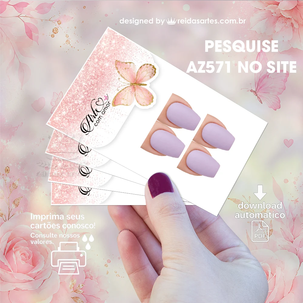 Arte em PDF Casadinha 9x5cm - AZ571 2