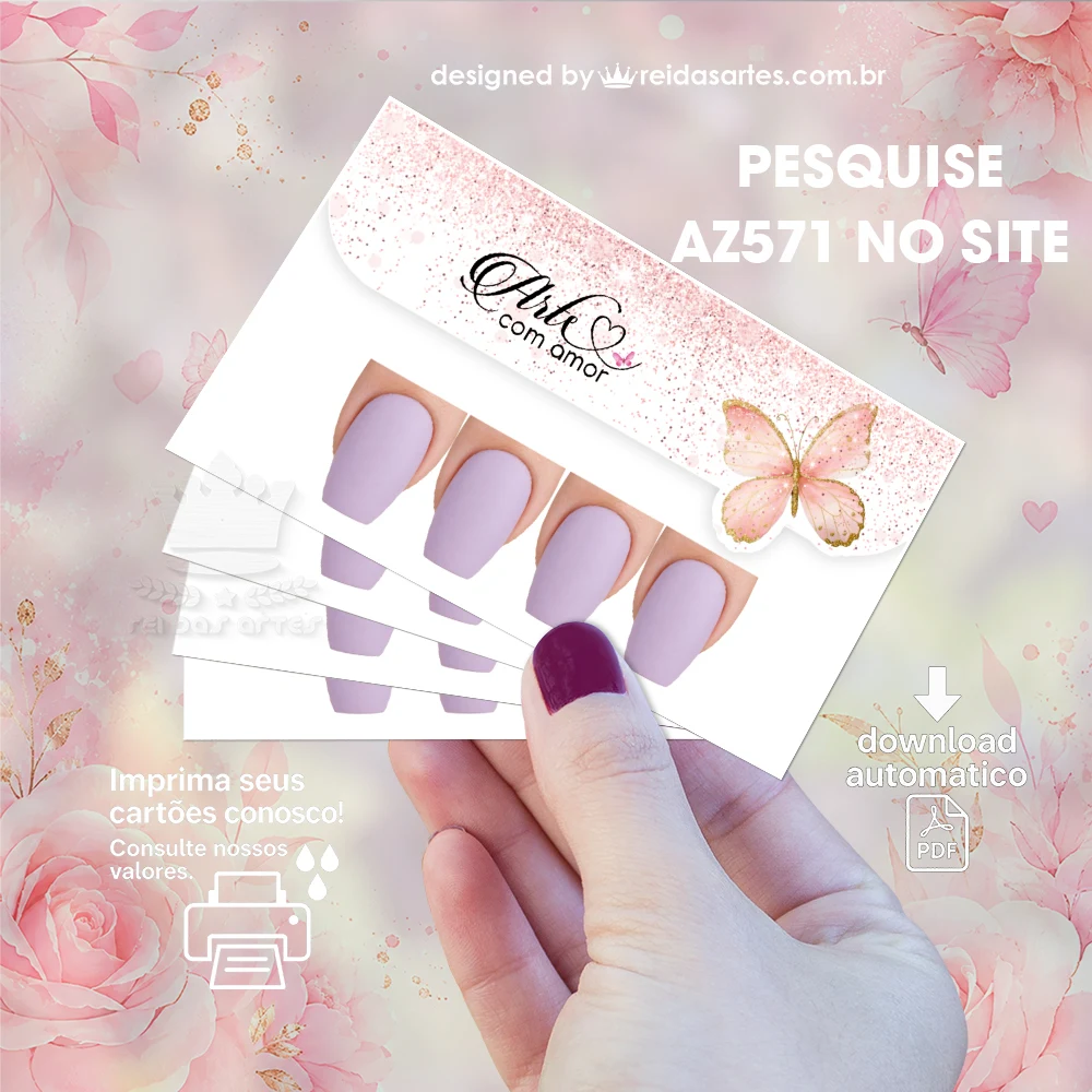 Arte em PDF Casadinha 9x5cm - AZ571 3
